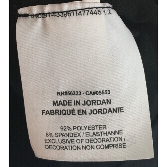 Nike Top Women's Size Large Black Short Sleeve Dri-Fit Round Neck - Picture 6 of 6